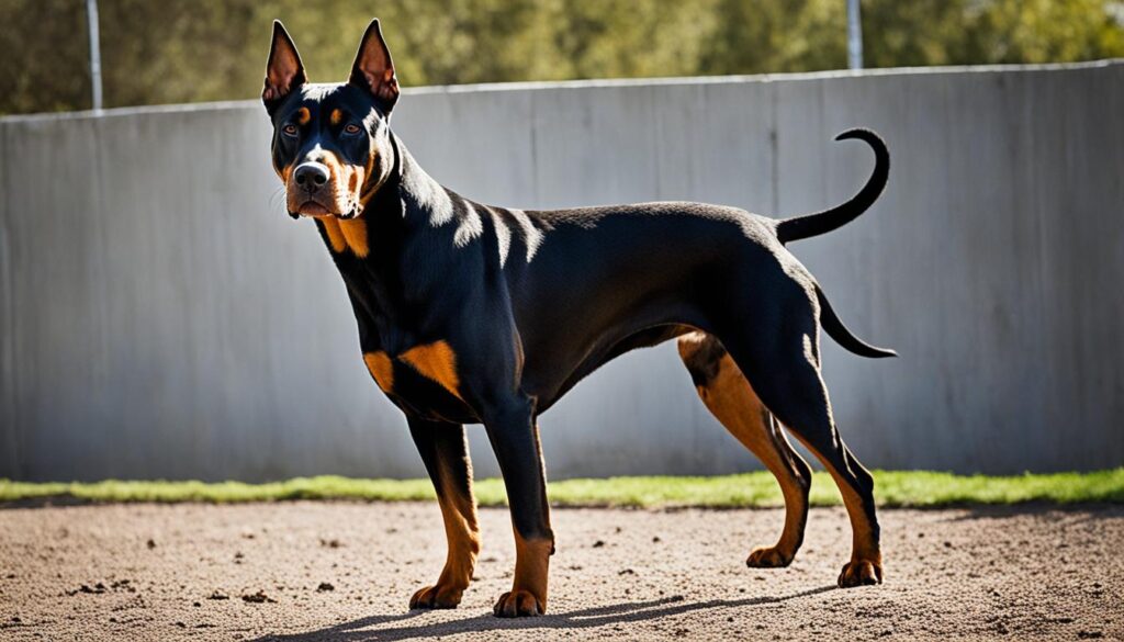 Charakter Pitbull Dobermann Mix