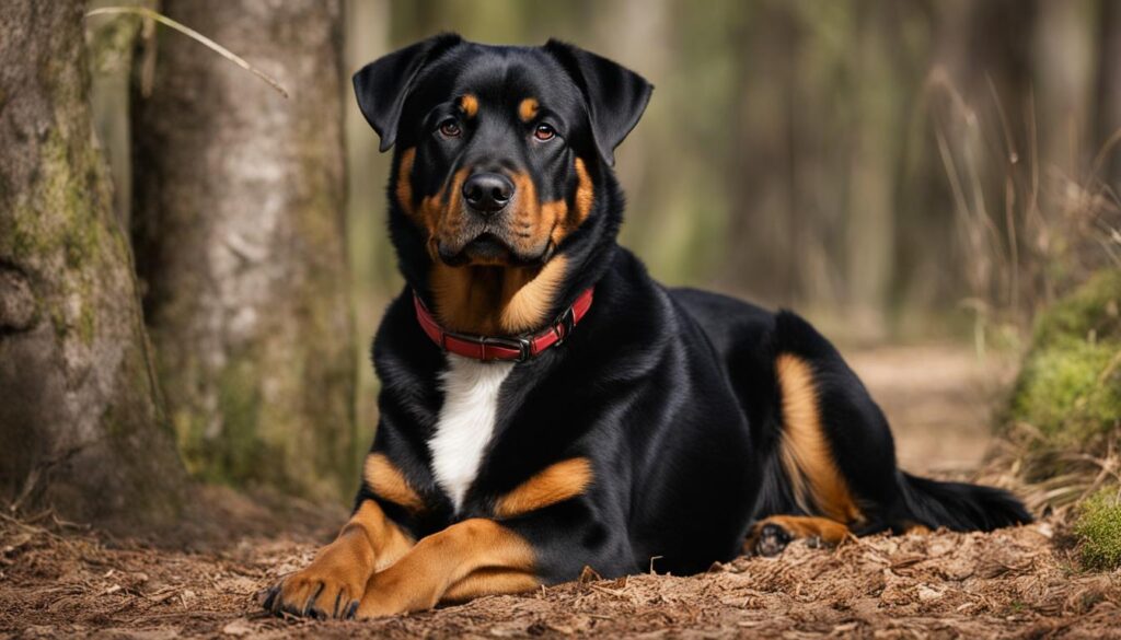 Deutscher-Schäferhund-Rottweiler-Mix Deutscher-Schäferhund-Rottweiler-Mix