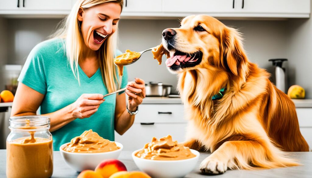 Erdnussbutter-Snack für Hunde