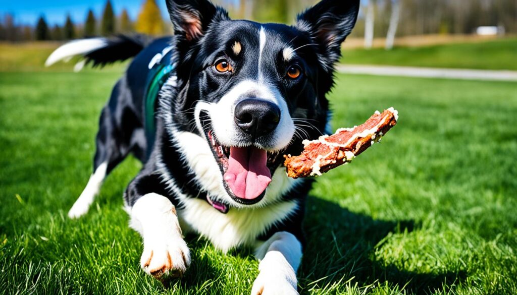 Fütterungsempfehlung mit Hund