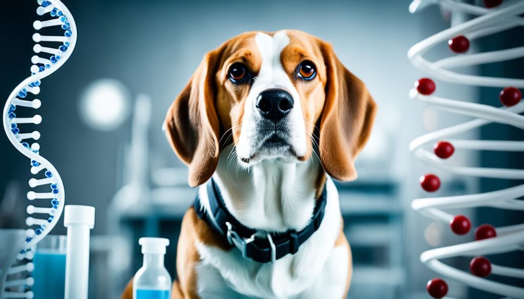 Genetische Veranlagung von Beagles