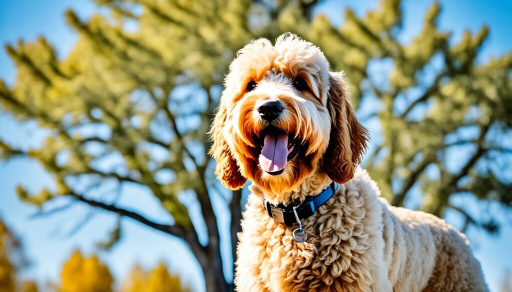 Großer Goldendoodle