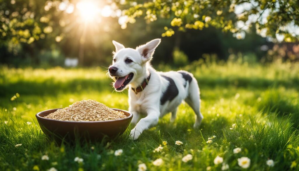 Haferflocken für Hunde