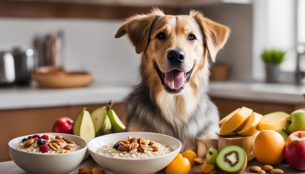 Haferflocken für Hunde