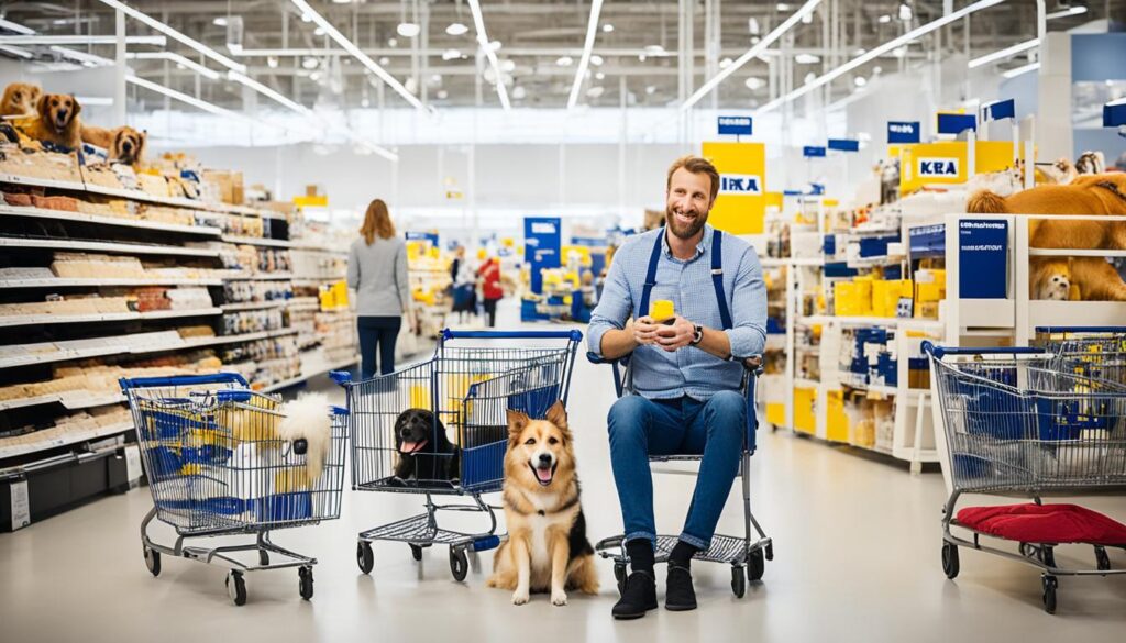 Hunde bei IKEA