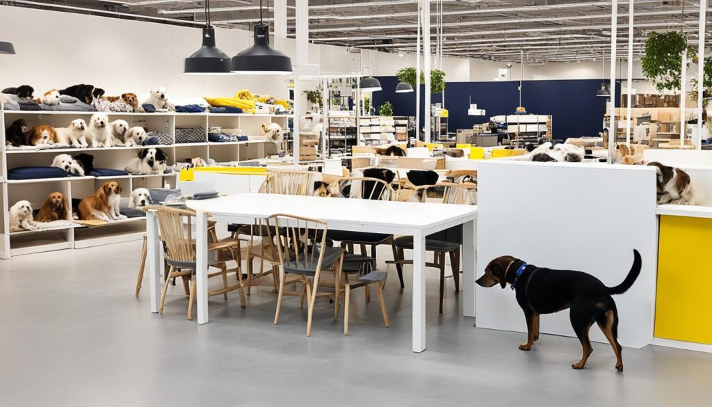 Hunde in IKEA