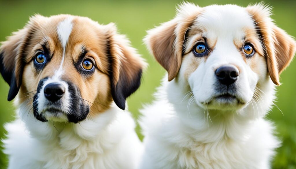 Hunde mit Augenbrauen