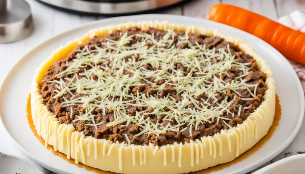 Hundekuchen mit Rind und Karotte