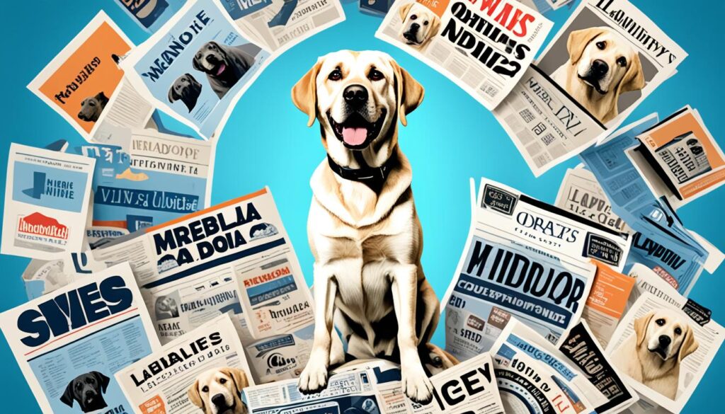 Labrador-Namen in den Medien