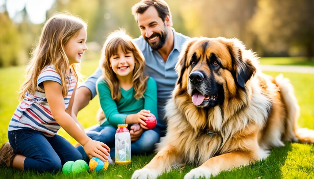 Leonberger als Familienhund