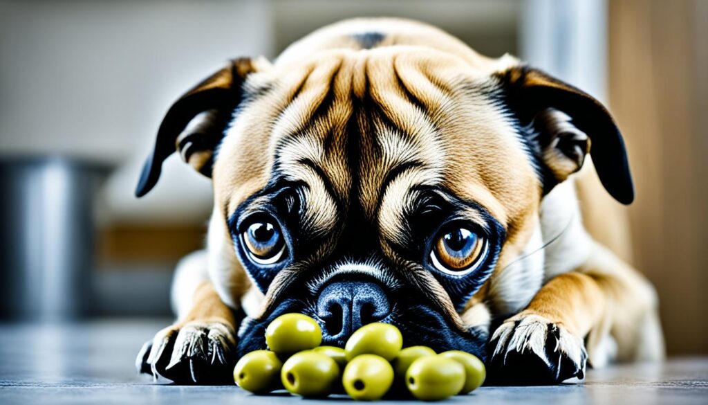 Nebenwirkungen von Olivenverzehr bei Hunden