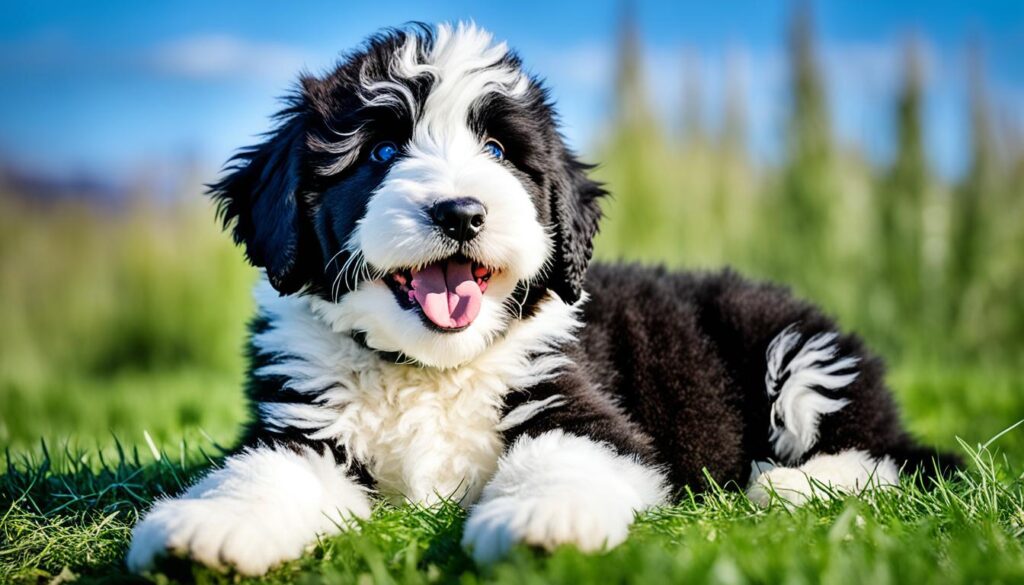 Sheepadoodle Welpe