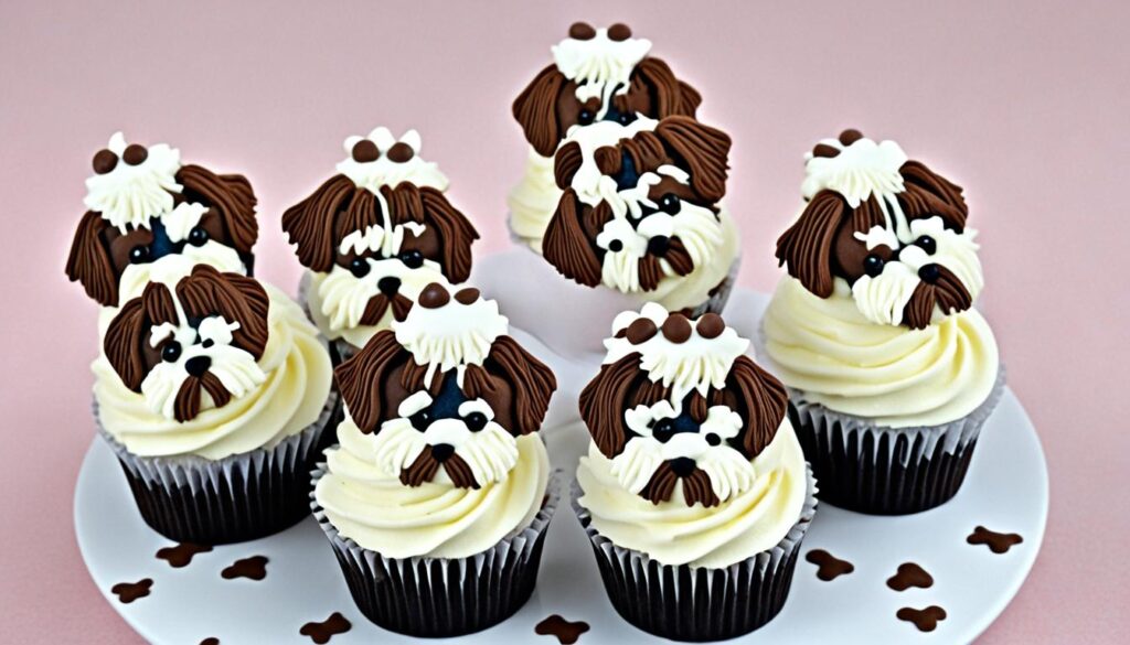 Shih Tzu Cupcake