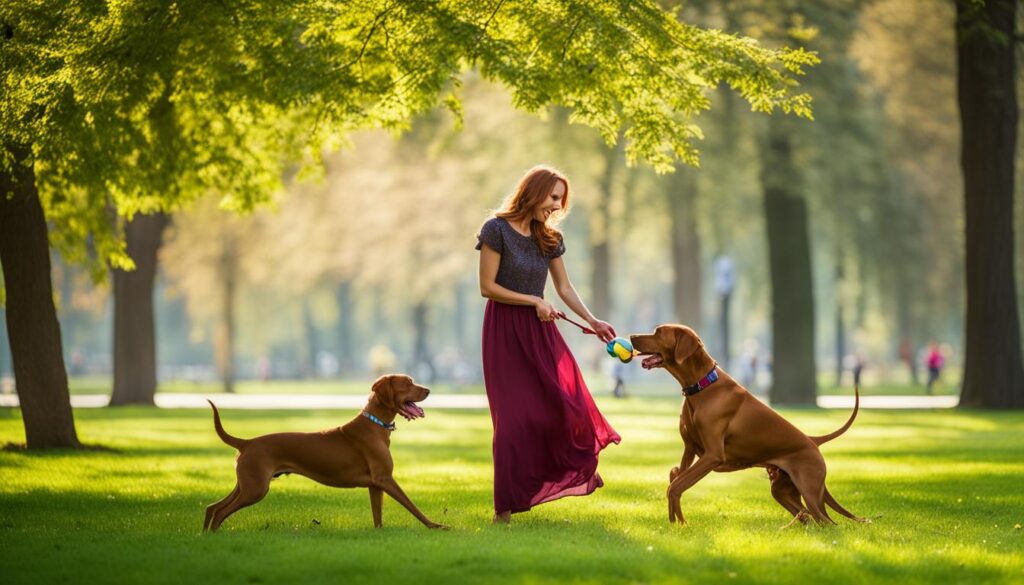 Ungarischer Vizsla Familienhund