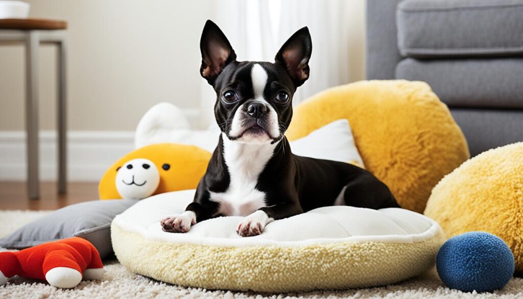 Wohnungshaltung Mini-Boston-Terrier