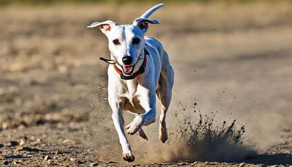 Zitternder Whippet-Terrier-Mix