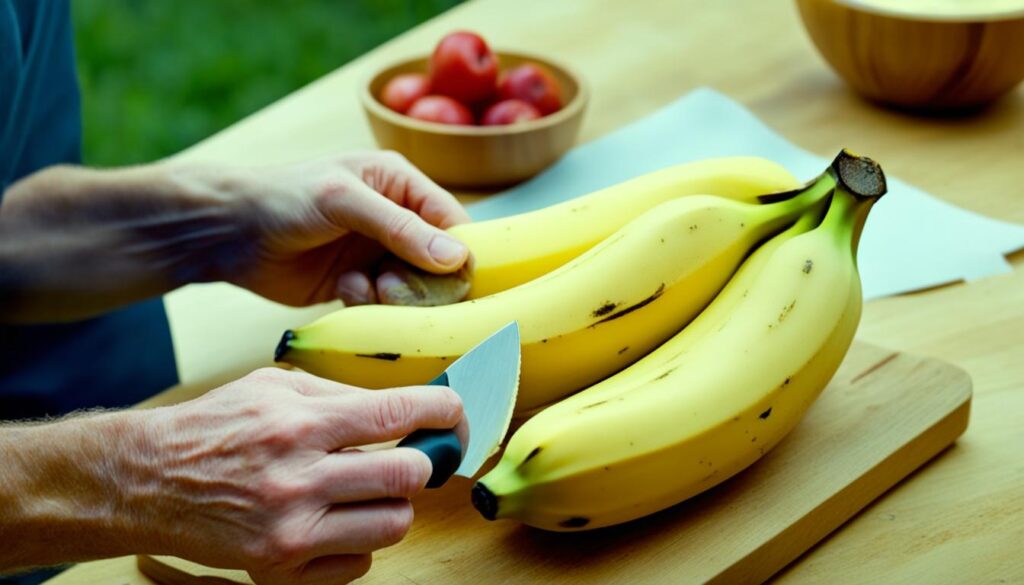 Zubereitung von Bananen für Hunde