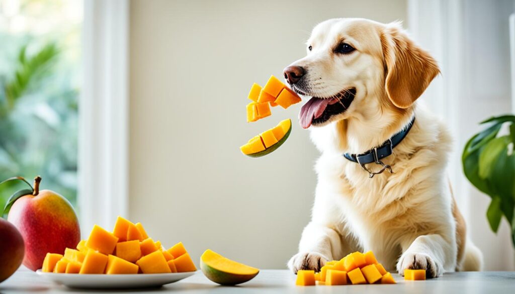Zubereitung von Mango für Hunde