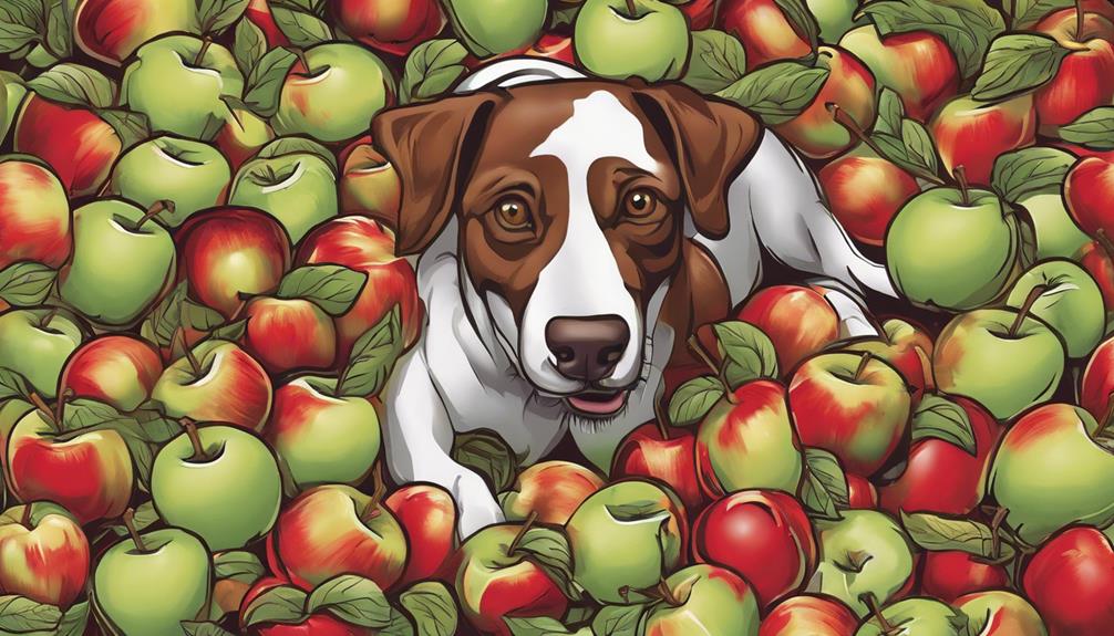 apples may harm dogs