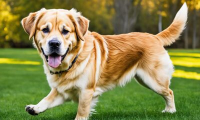 bulldogge golden retriever mix