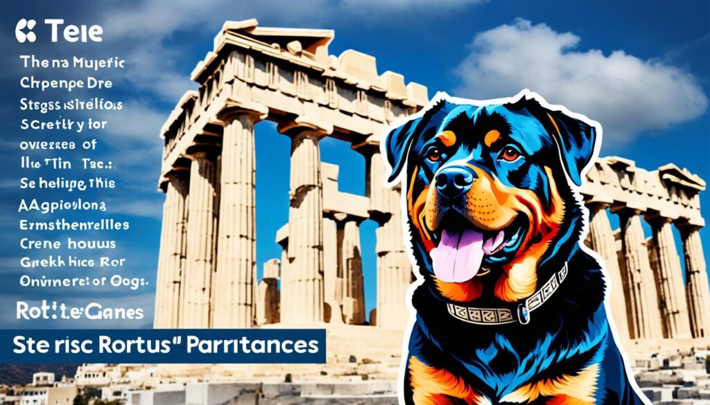 einzigartige griechische Hundenamen für Rüden