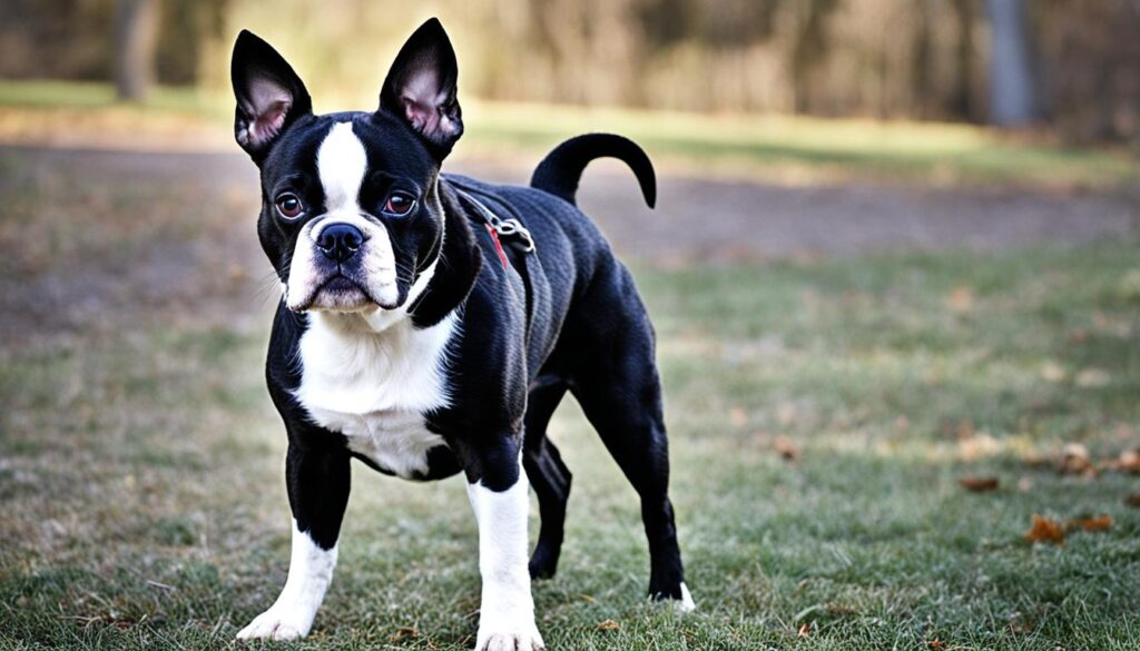 französische Bulldogge Boston Terrier Mix