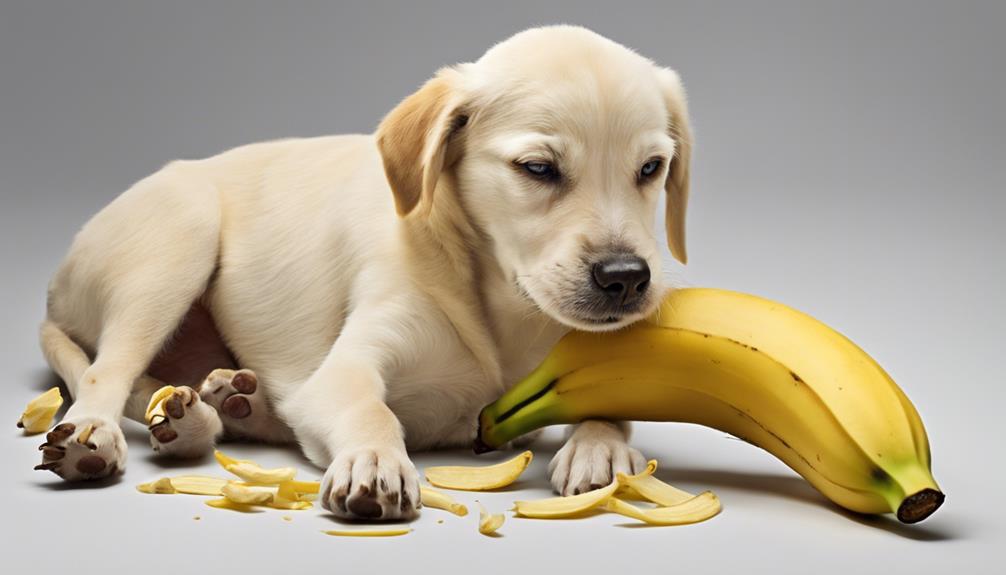 hunde k nnen keine bananenschalen