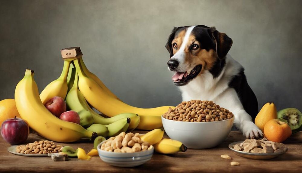 hunde und bananen f ttern