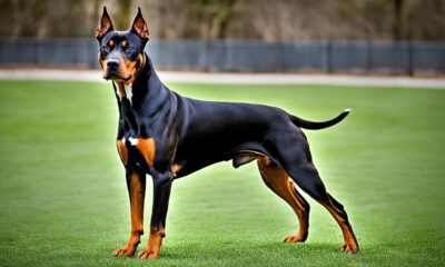 pitbull dobermann mischling