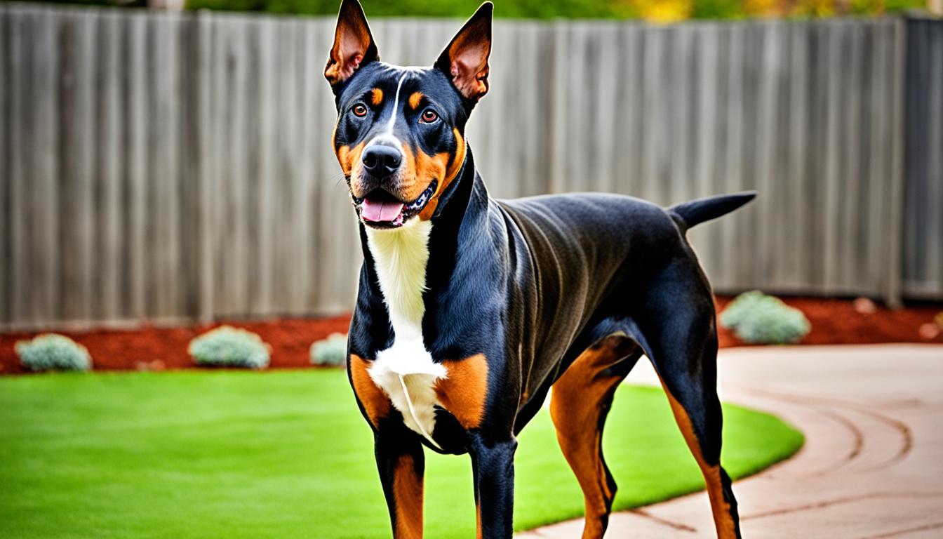 pitbull dobermann mix