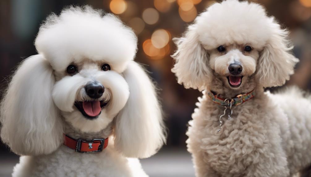 poodle with curly fur
