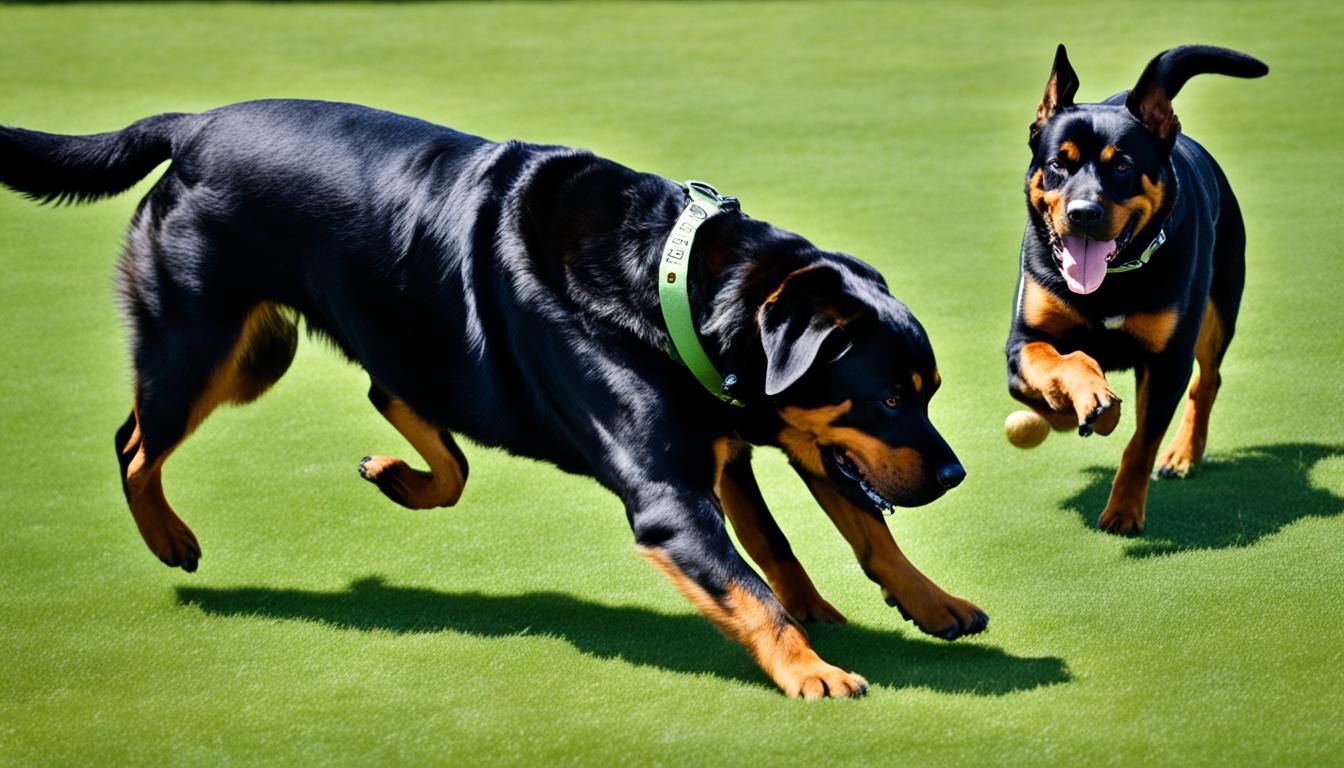 rottweiler vs deutscher schaferhund