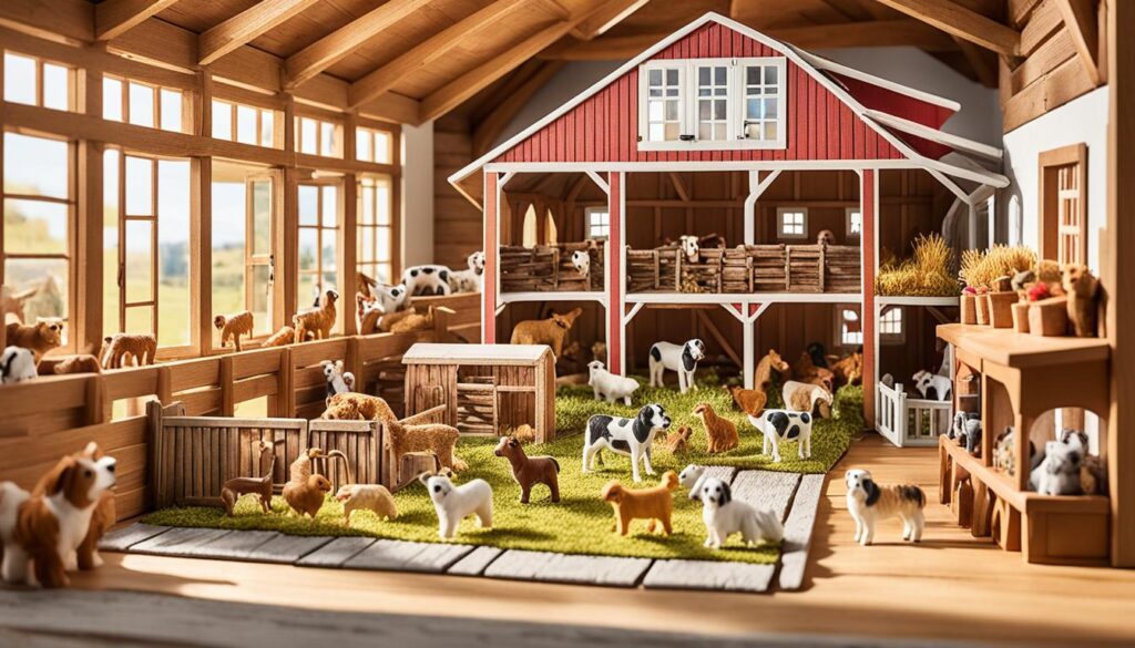 schleich farm world stall