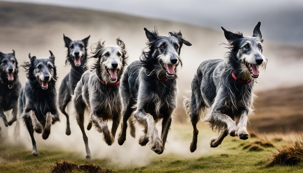 schottische Deerhounds
