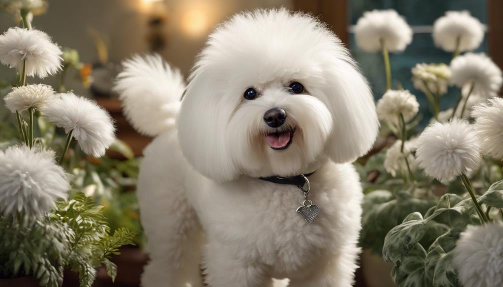 small white fluffy dog