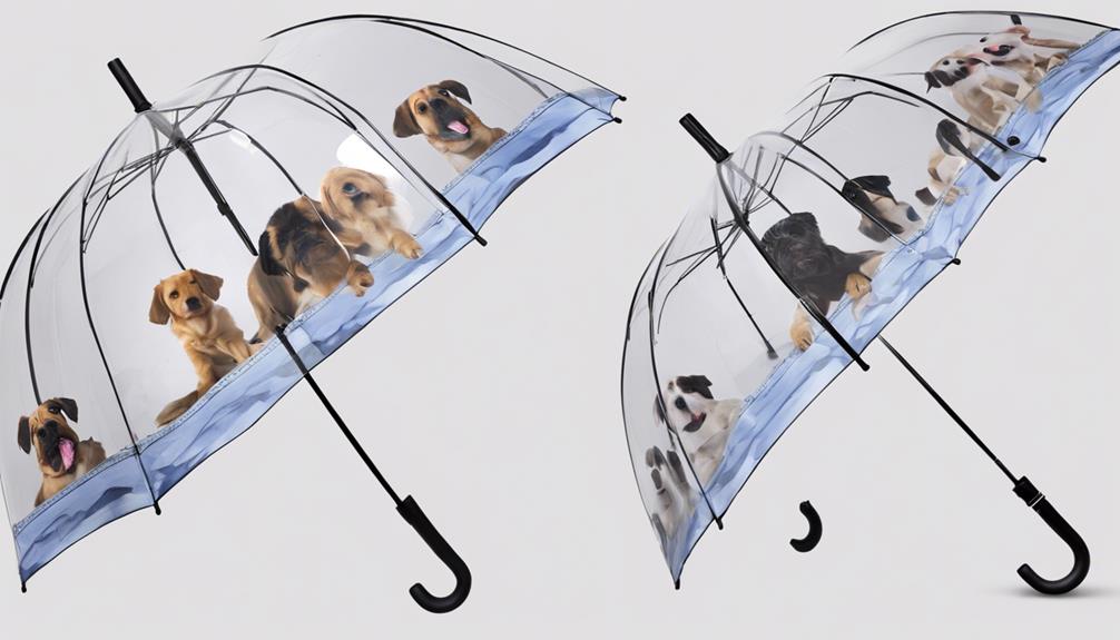 stilvolle regenschirme f r hunde