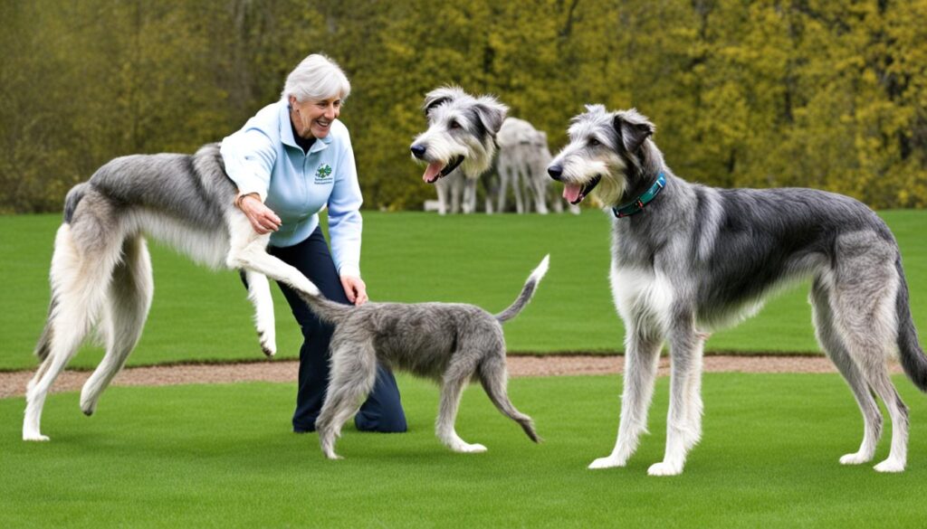 trainierbarkeit deerhound irischer wolfshund
