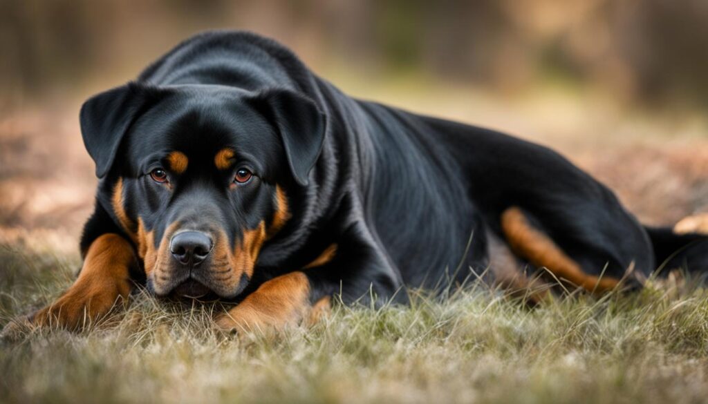 Alterserscheinungen Rottweiler
