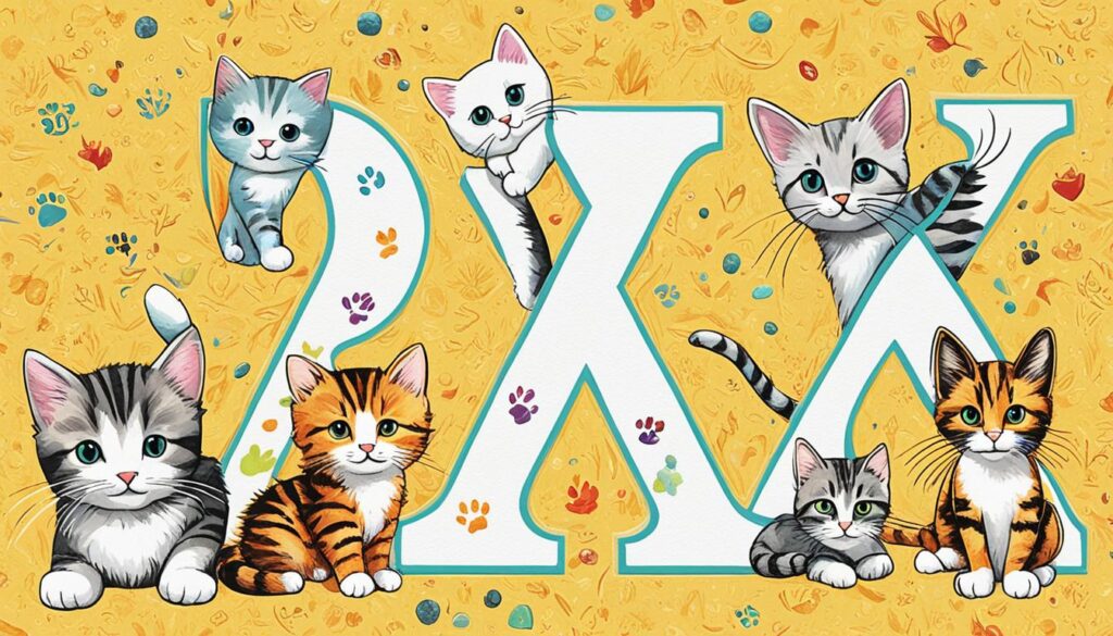 Beliebte Katzennamen mit X