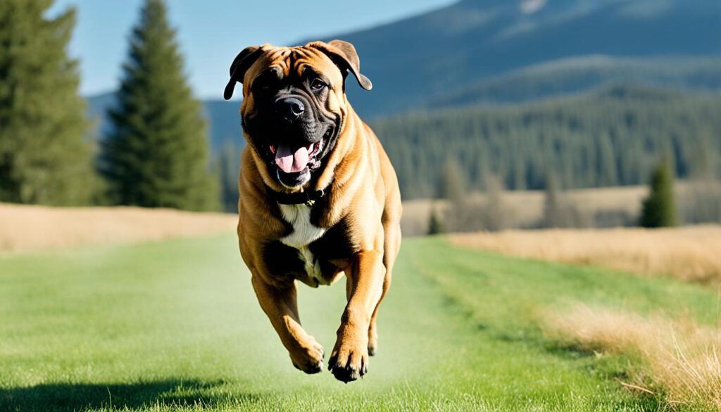 Bullmastiff Bewegung und Pflege