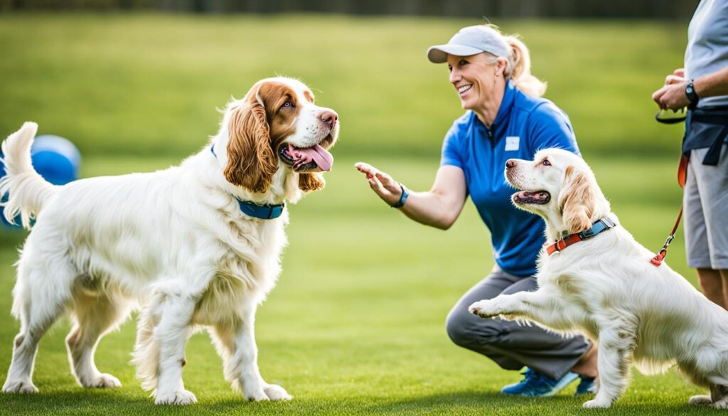 Clumber Spaniel Training und Sozialisation