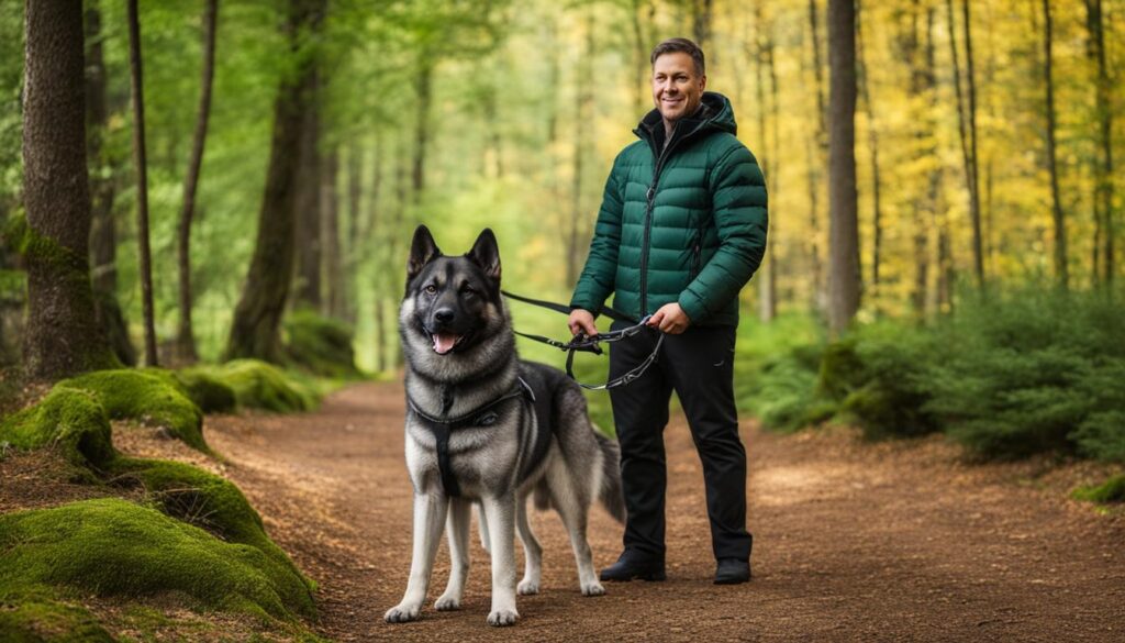 Erziehung Norwegischer Elchhund Schwarz