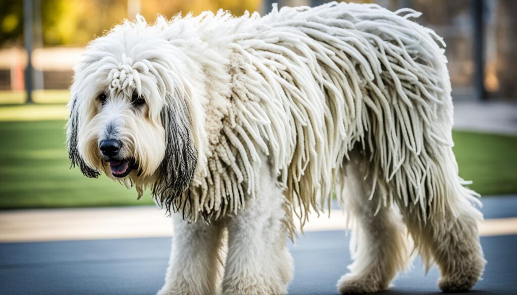 Hüftdysplasie bei Komondor-Hunden