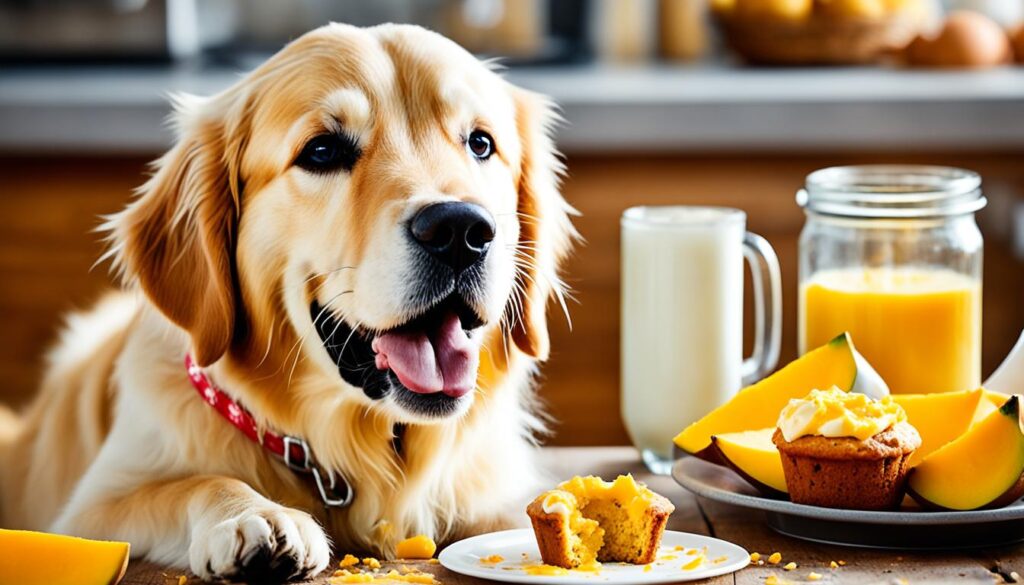 Mango Muffins für Hunde Mango Muffins für Hunde