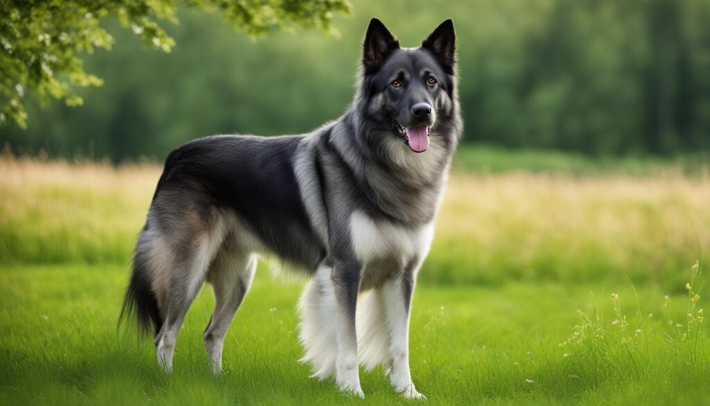 Norwegischer Elchhund grau