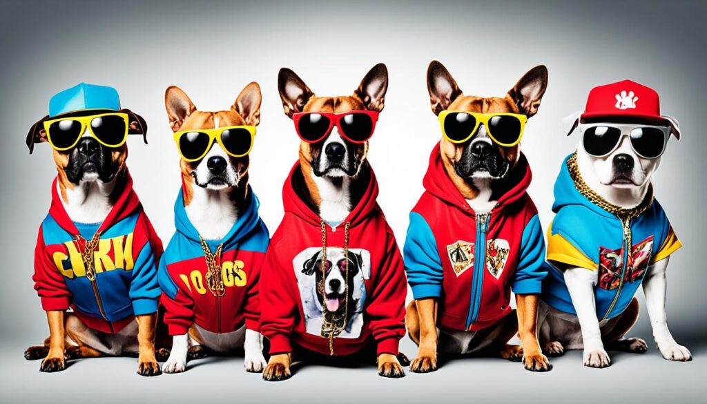 Rapper Dog Names von Missy Elliott inspiriert