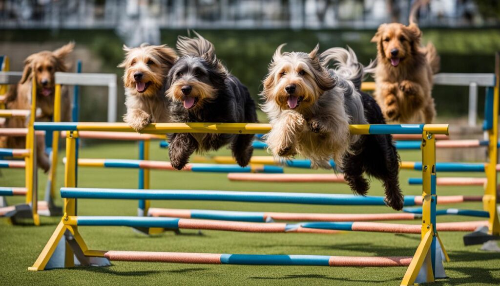 Training und Aktivitäten mit Otterhounds