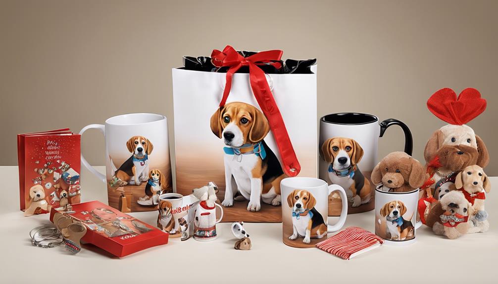 auswahl von beagle geschenken