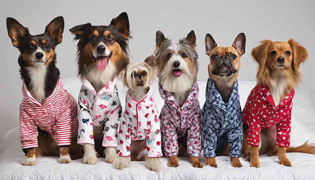 auswahl von hundepyjamas faktoren