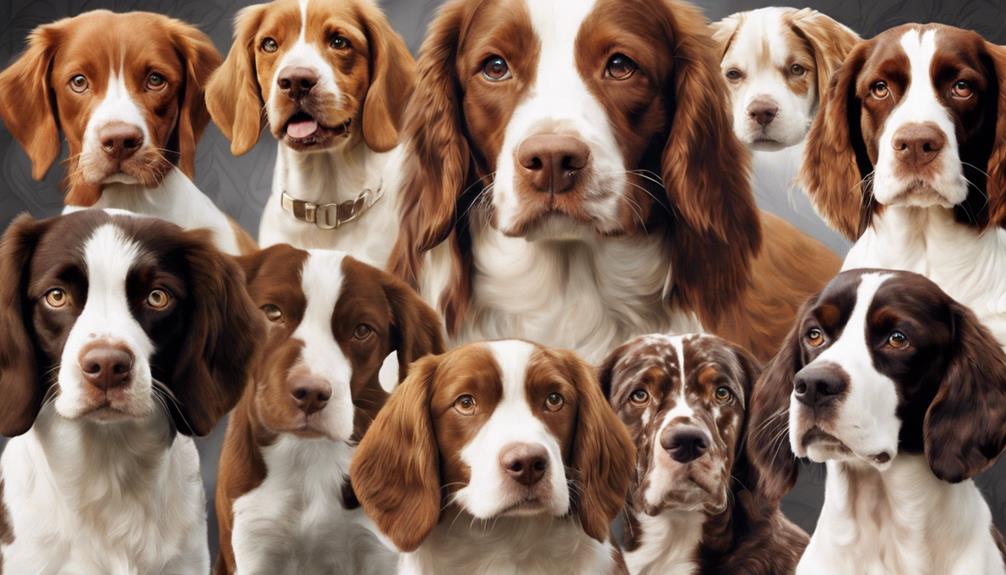 beautiful brown and white puppies